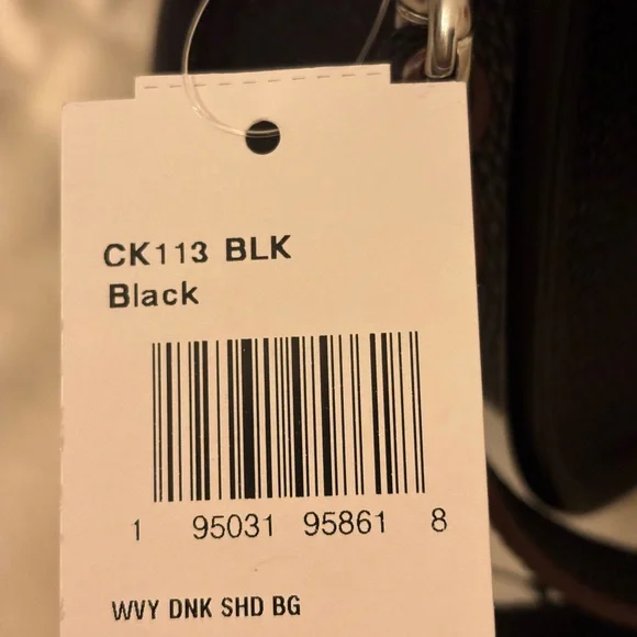 NWT Coach Wavy Dinky Bag Shoulder & Crossbody Coachtopia Black Leather CK113 - Picture 16 of 16